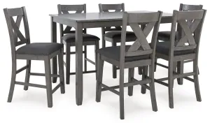 Caitbrook Counter Height Dining Table and Bar Stools (Set of 7)