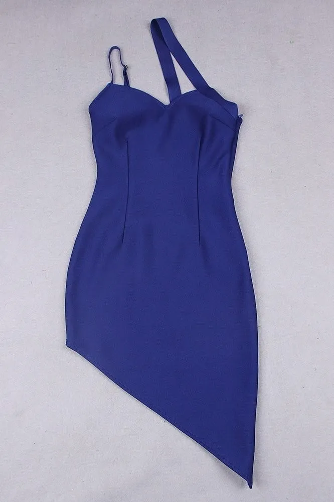 Caitlin Bandage Dress - Navy Blue