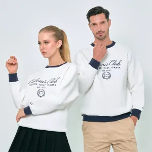 CAKENIS CLUB CLUBHOUSE UNISEX JUMPER IN WHITE