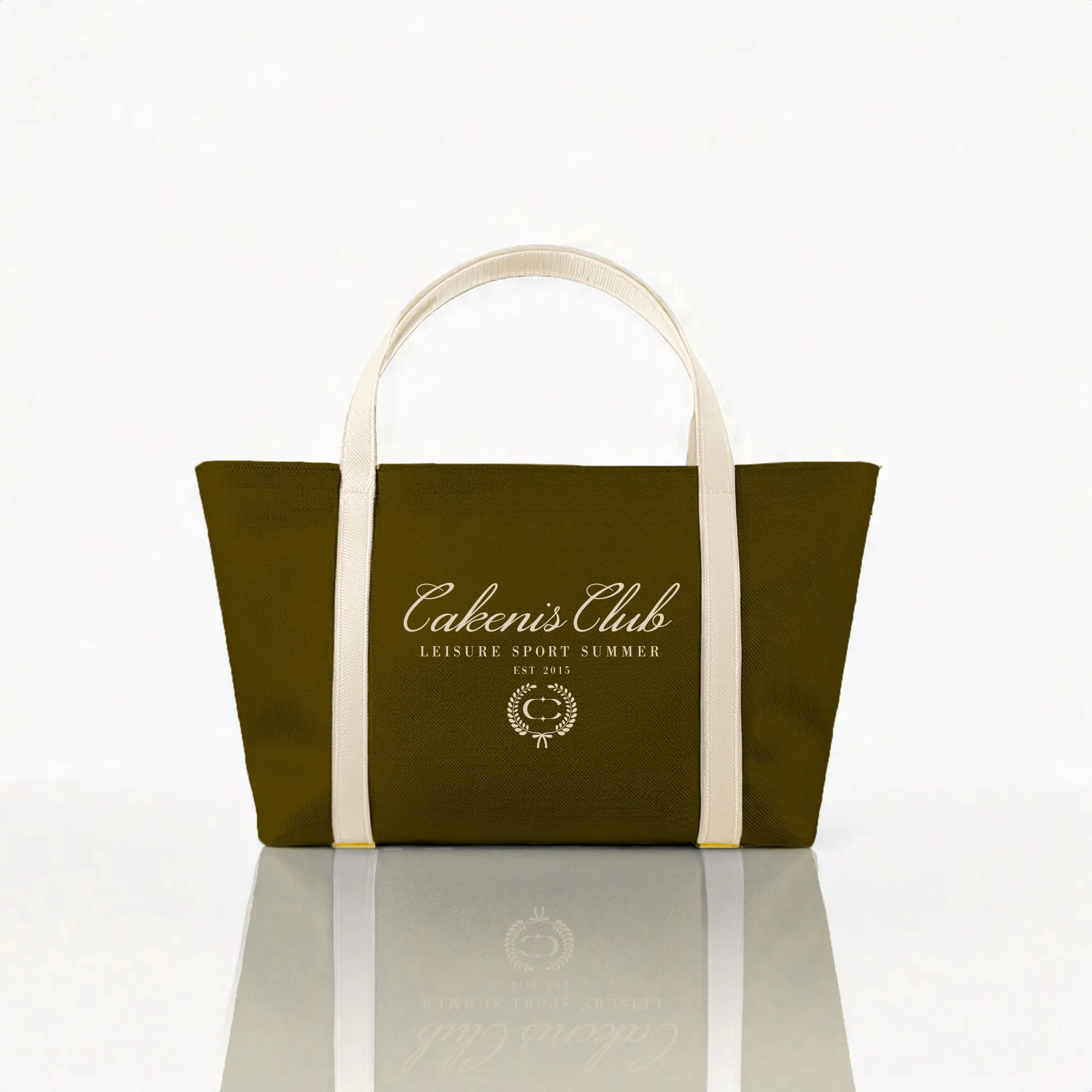 CAKENIS CLUB TOTEBAG IN BROWN