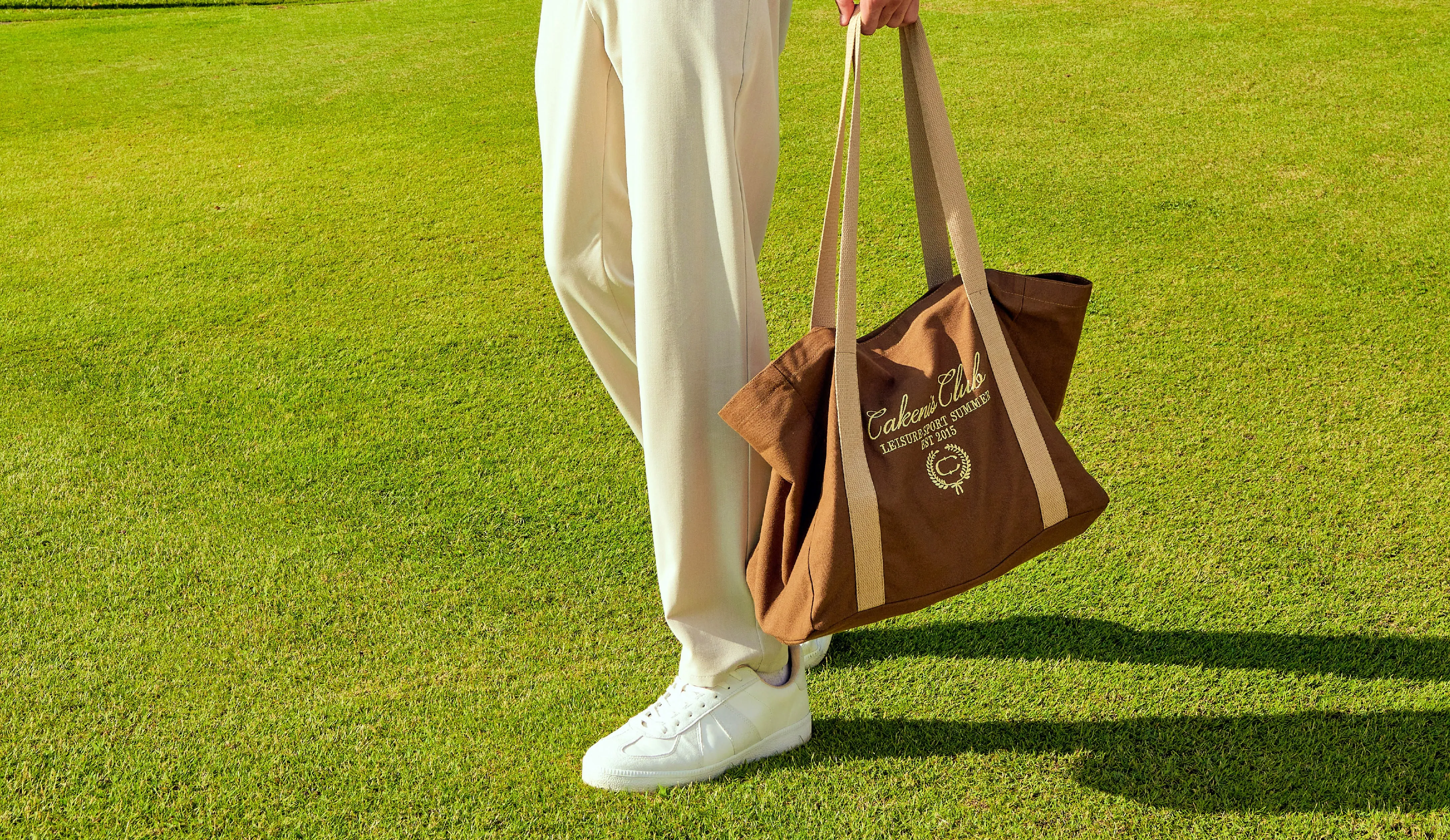 CAKENIS CLUB TOTEBAG IN BROWN