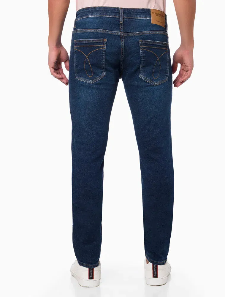 Calça Jeans Masculina Skinny Cintura Baixa Five Pockets Calvin Klein