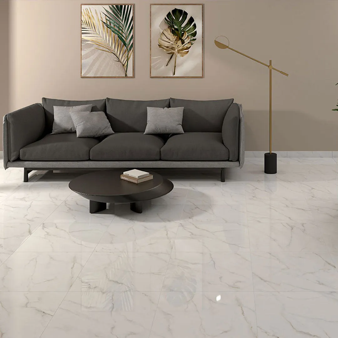 Calacatta Lucca Polished, 24" x 24" - Porcelain Tile