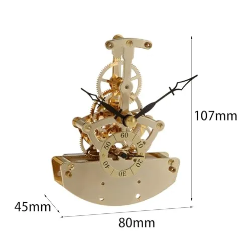 CALANDIS® Moving Gear Clock Crafts Unique Clock Movement for Study Bedroom Living Room | 1 Gear Clock