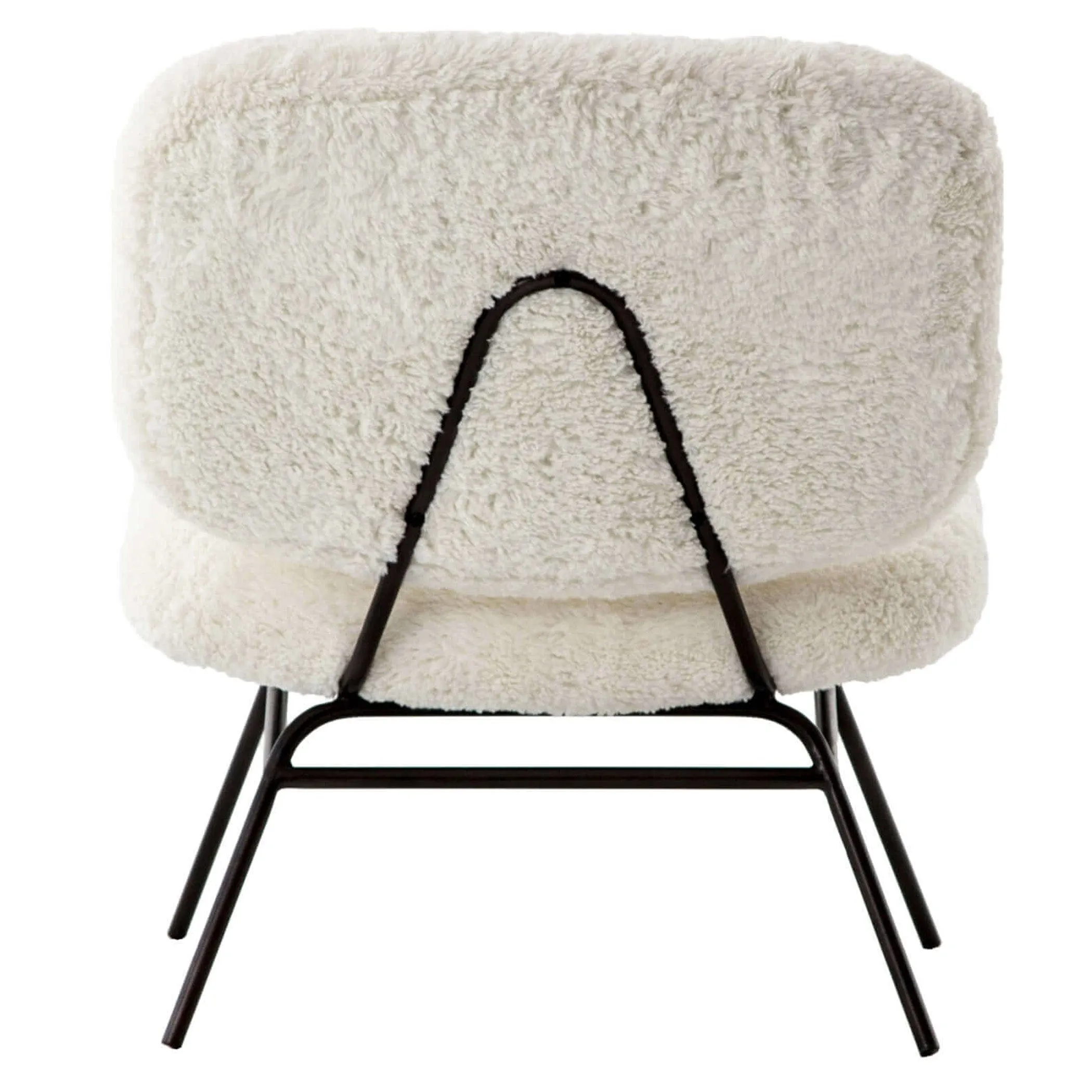 Caleb Chair, Ivory Angora