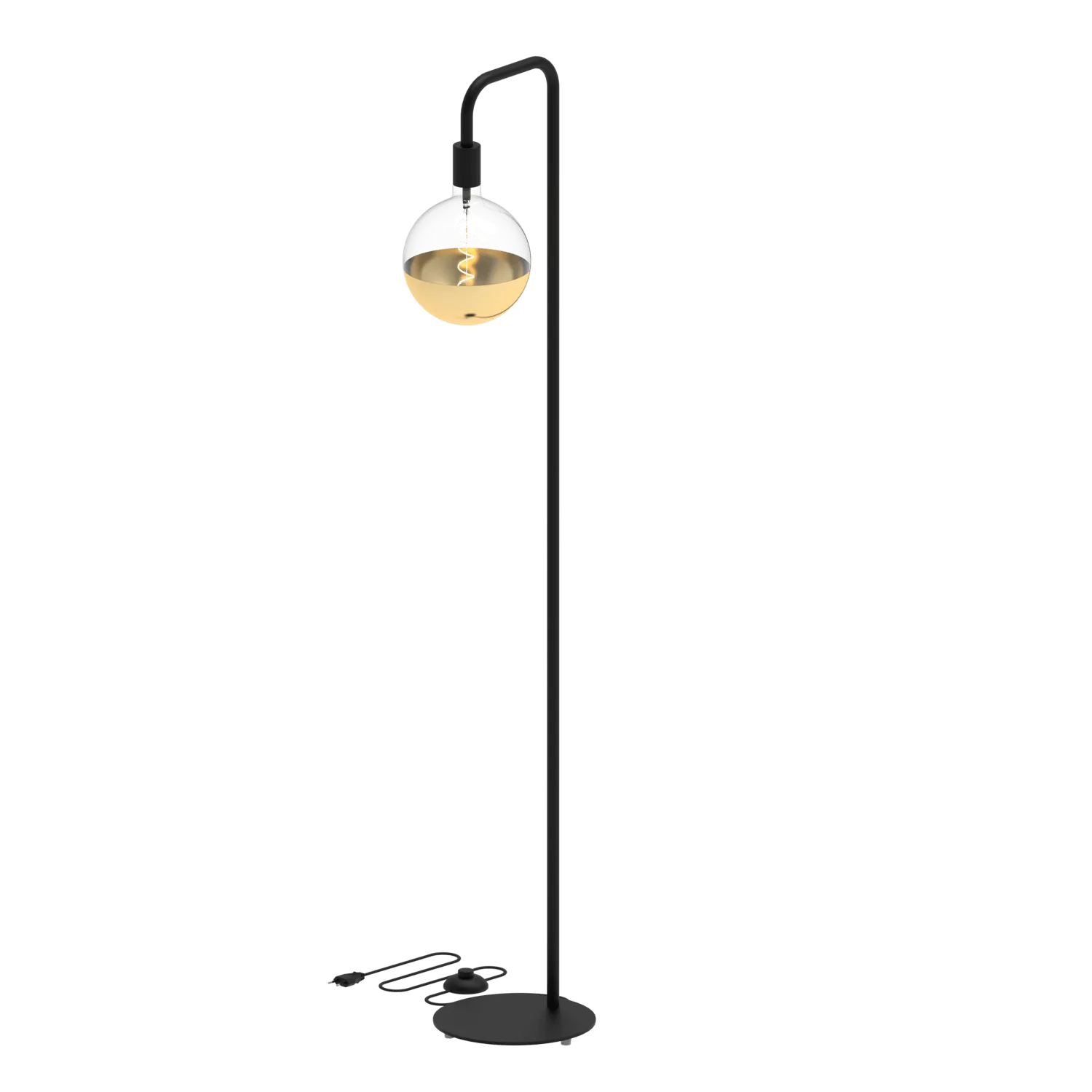 Calex U-Line Floor Lamp - E27 - Black