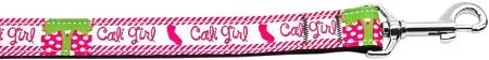 Cali Girl Nylon Dog Leash 5-8 Inch Wide 4ft Long