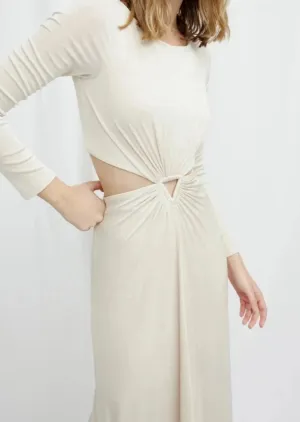 Cali Long Sleeve Dress - Stone