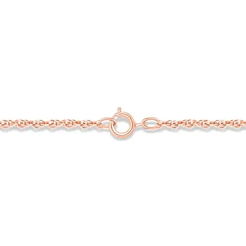 Cali Trove Diamond Infinity Heart Pendant for Women (Rose Gold) | 1/4cttw Real White Diamonds Necklace for Women | Infinity Heart Pendant Gift for her | Mother's Day Gift for Mom |Jewelry for Women