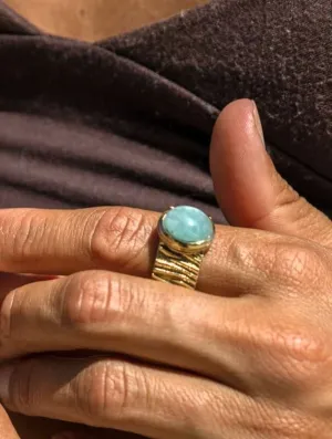 Calmness Ring - Blue Stone