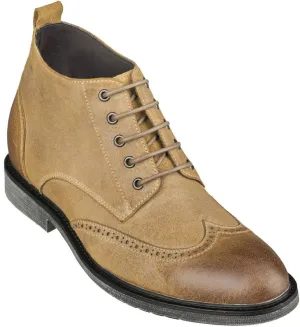 CALTO - S3652 - 3.0 Inches Taller (Light Brown) - Lightweight