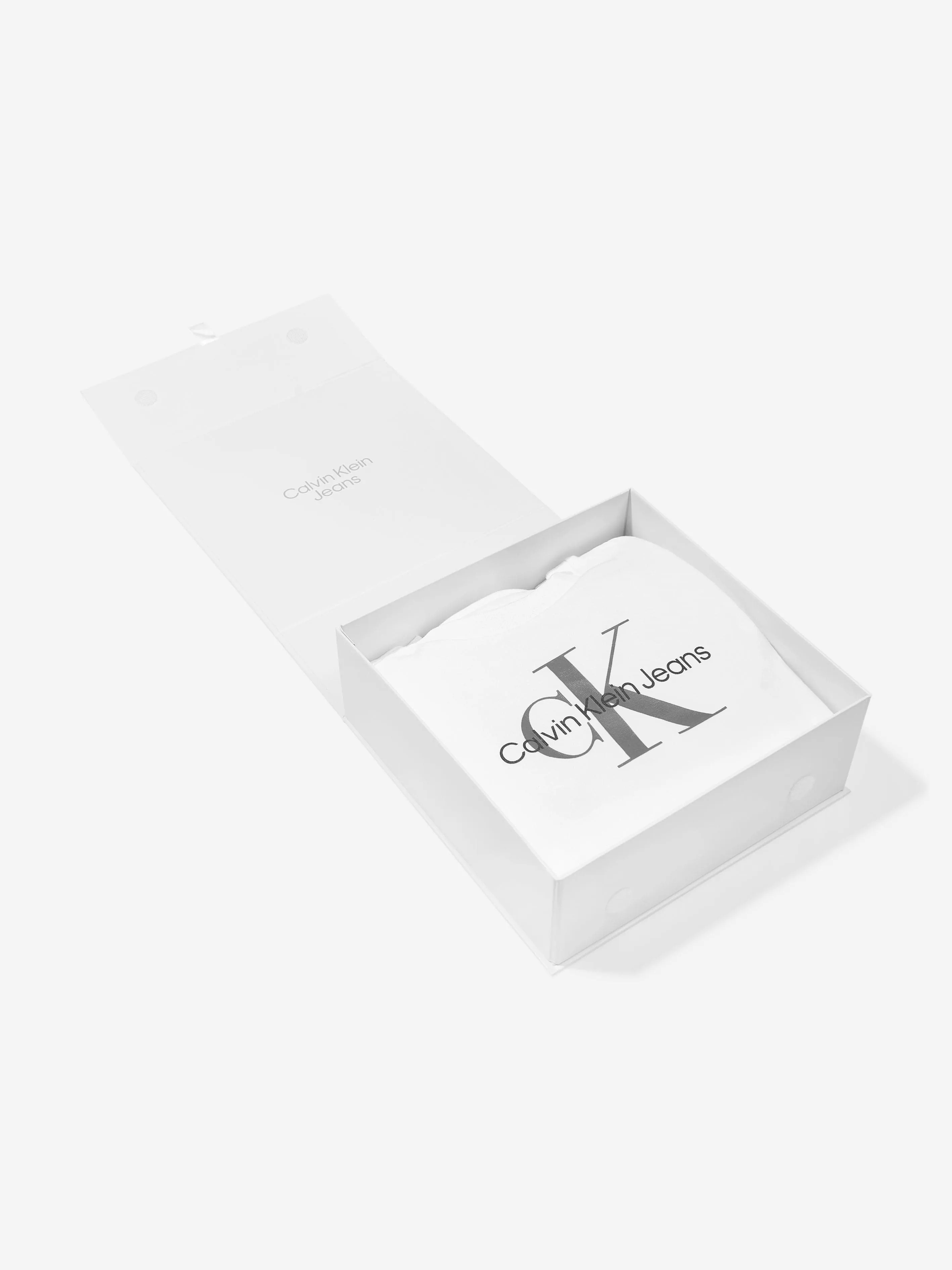 Calvin Klein Baby Monogram Starter Gift Set in White