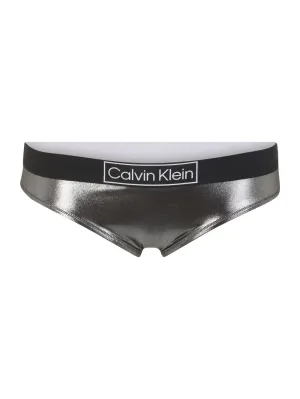 Calvin Klein bikini bottom, silver gray