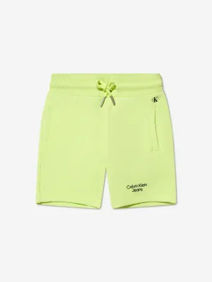 Calvin Klein Boys Organic Cotton Logo Jogger Shorts