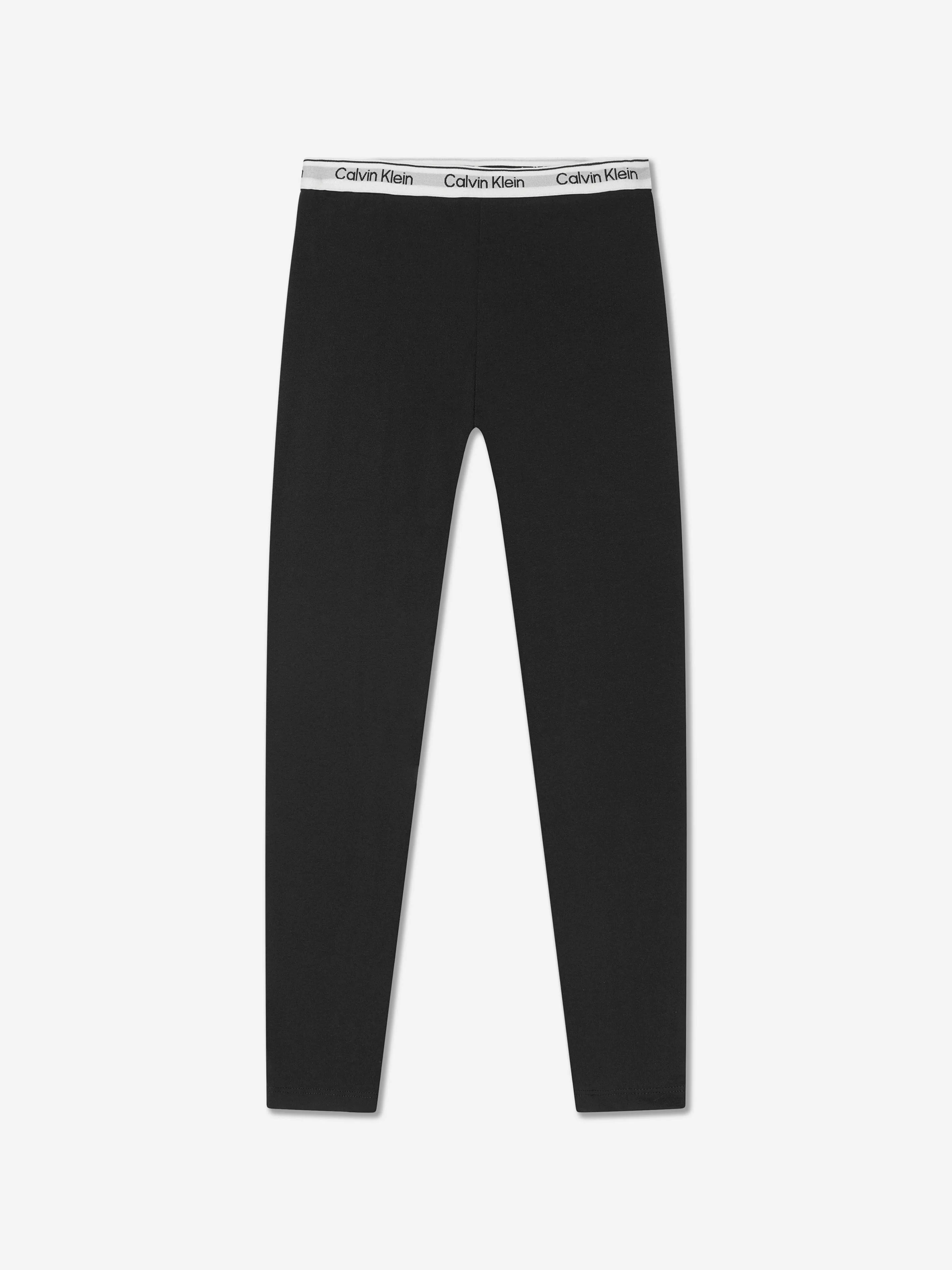 Calvin Klein Girls 2 Pack Leggings Set in Grey