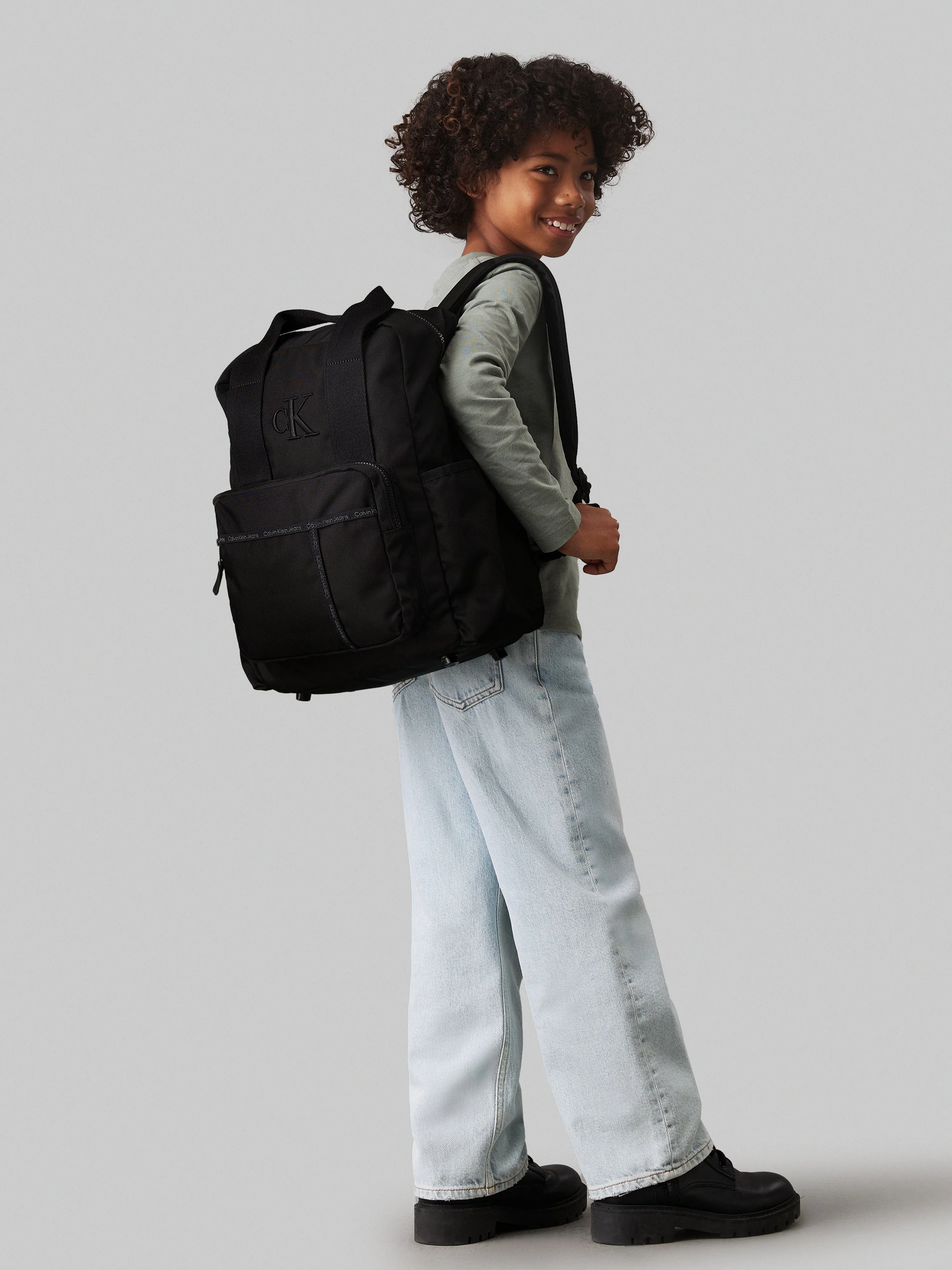 Calvin Klein Kids Back To School Backpack in Black (35cm)