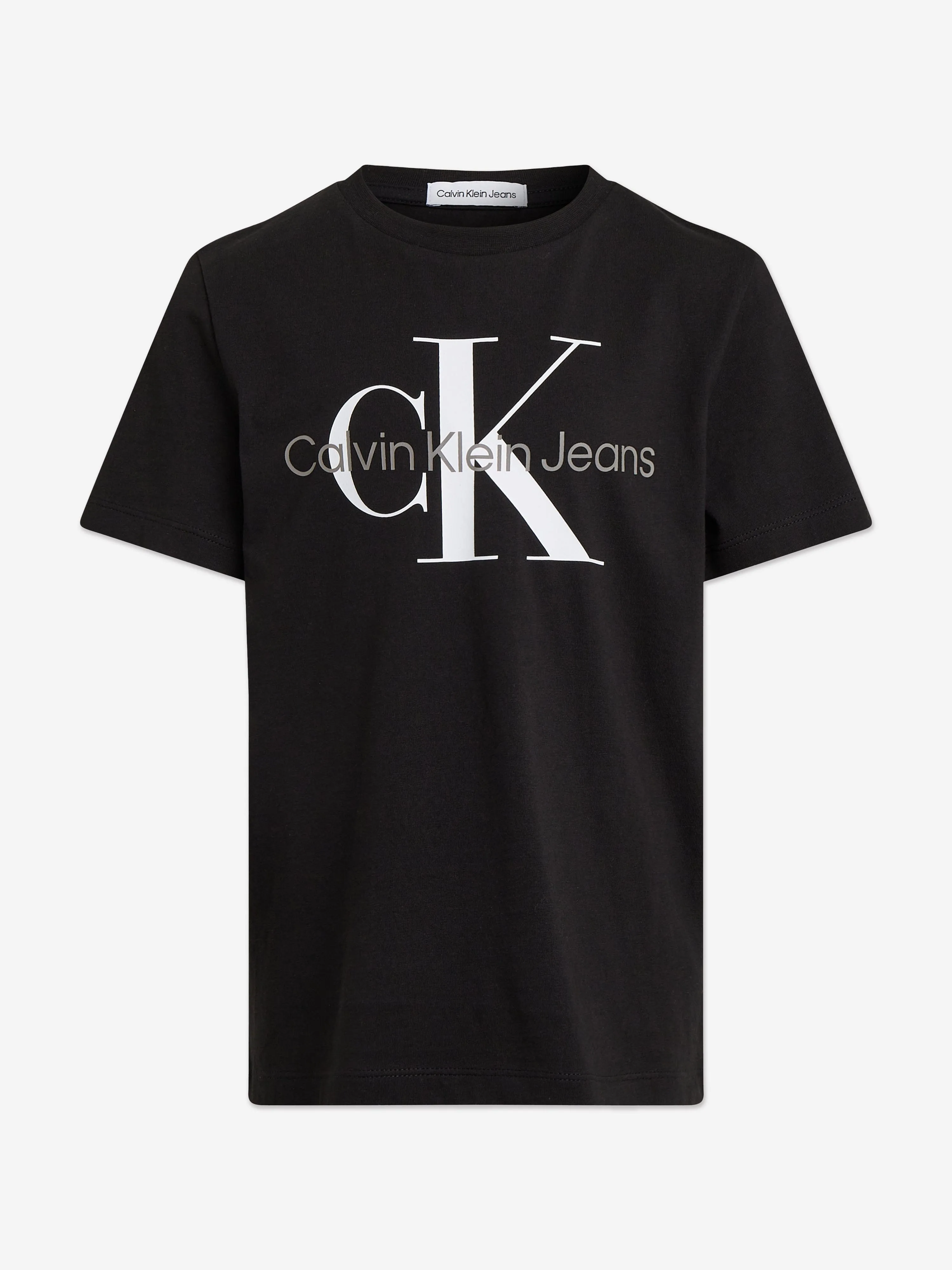 Calvin Klein Kids CK Monogram T-Shirt in Black