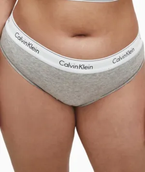 Calvin Klein Modern Cotton Plus Hipster Brief - Grey Heather