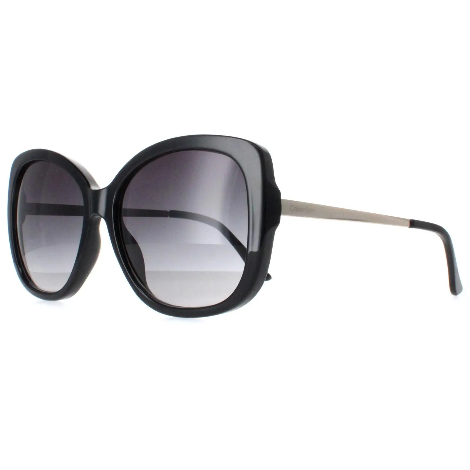 Calvin Klein Sunglasses CK22548S 001 Shiny Black Gold Grey Gradient