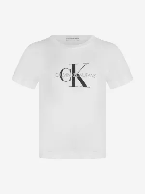 Calvin Klein Unisex Cotton Monogram Logo T-Shirt