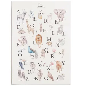 Cam Cam Copenhagen Alphabet Poster Danish