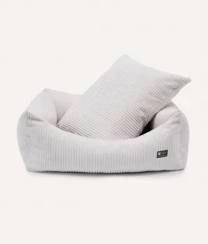 Cama Perro Pana Blanco Hueso, Snozy