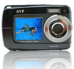 Camara Digital a Prueba de Agua Doble Pantalla SVP TM 18 Megapixeles