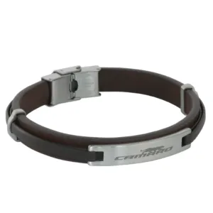 Camaro Panther Brown Leather Bracelet