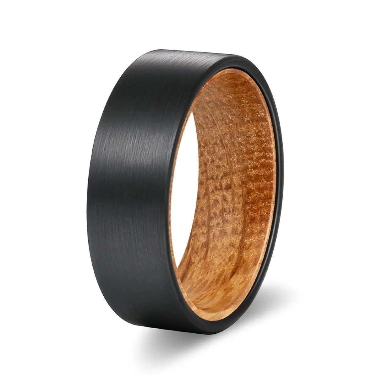 CAMBUS | Whisky Barrel Wood, Black Flat Brushed Tungsten