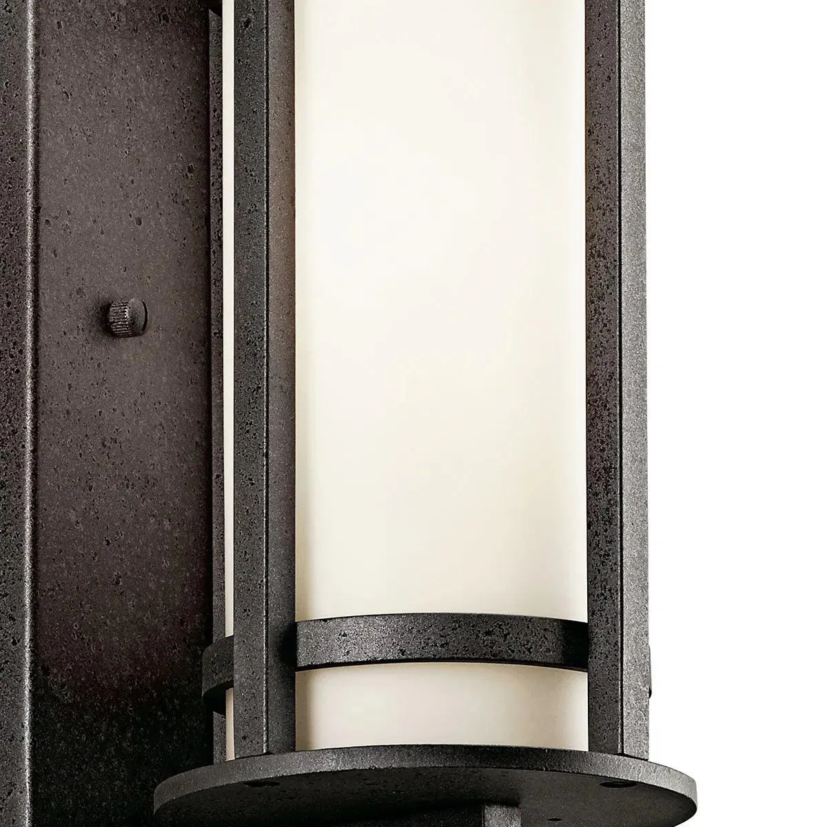 Camden 11 In 1-Light Outdoor Wall Light With Satin Etched Opal Glass, Bronze Finish