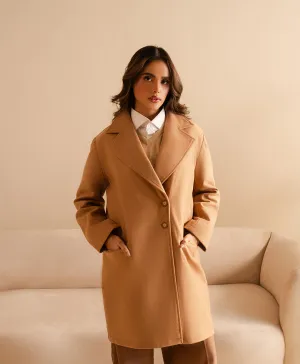 Camel Long Coat (Women)