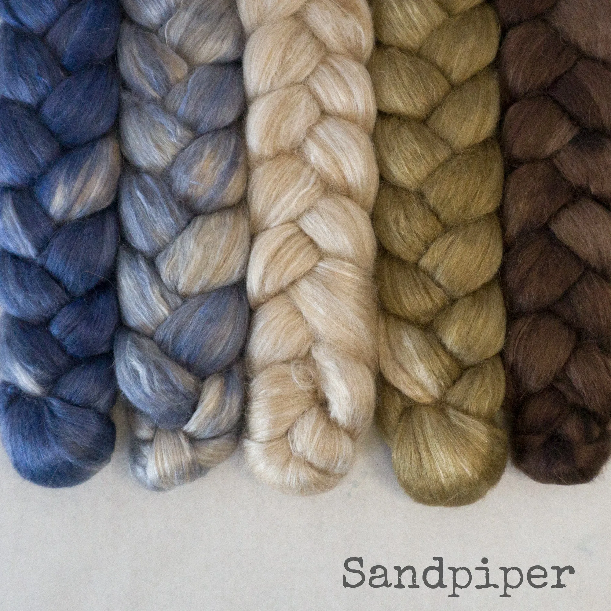 Camel Silk Roving - Sandpiper - Bundle