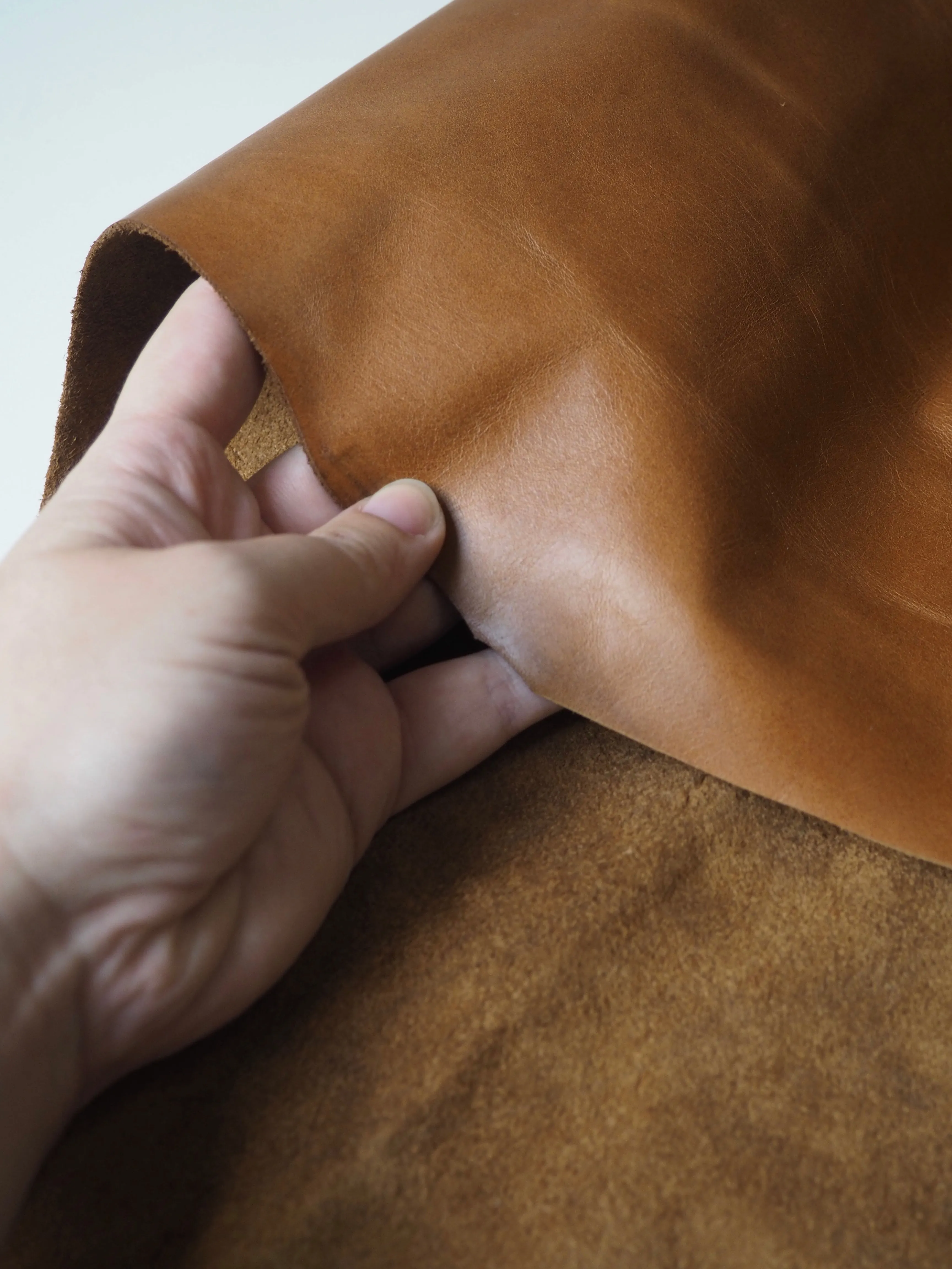 Camel Smooth Cowhide