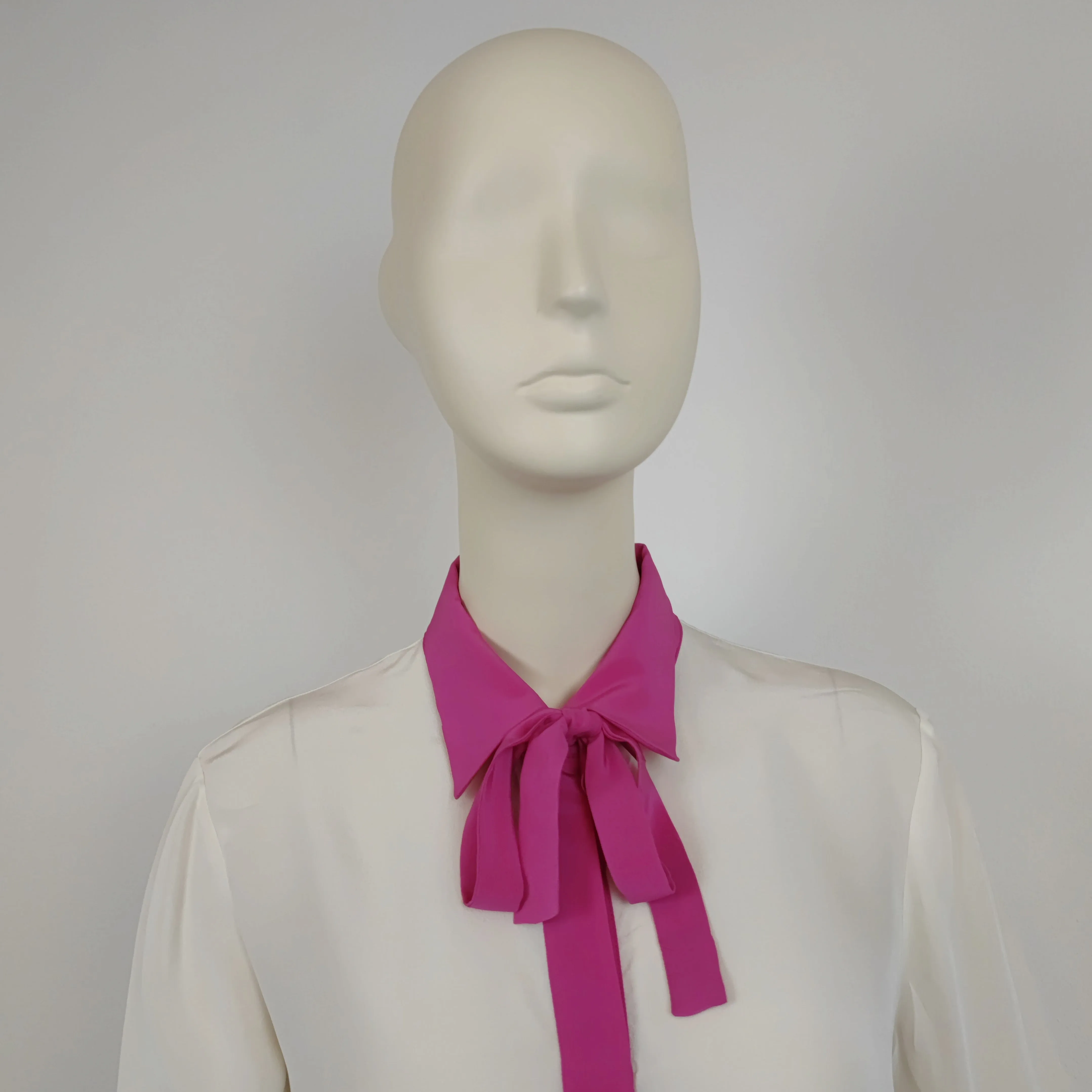 Camicia Prada 2015 pura seta talco   pink