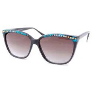 CAMILLE Blue Cat-Eye Sunglasses