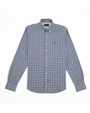 Camisa Cuadros Delavé Añil