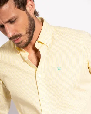 Camisa Cuadros Vichy Amarillo