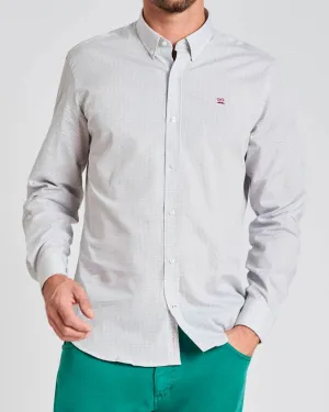 Camisa Cuadros Vichy Gris