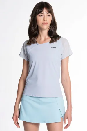 Camiseta Pádel Mujer PRO REGULAR gris - TALLA XS