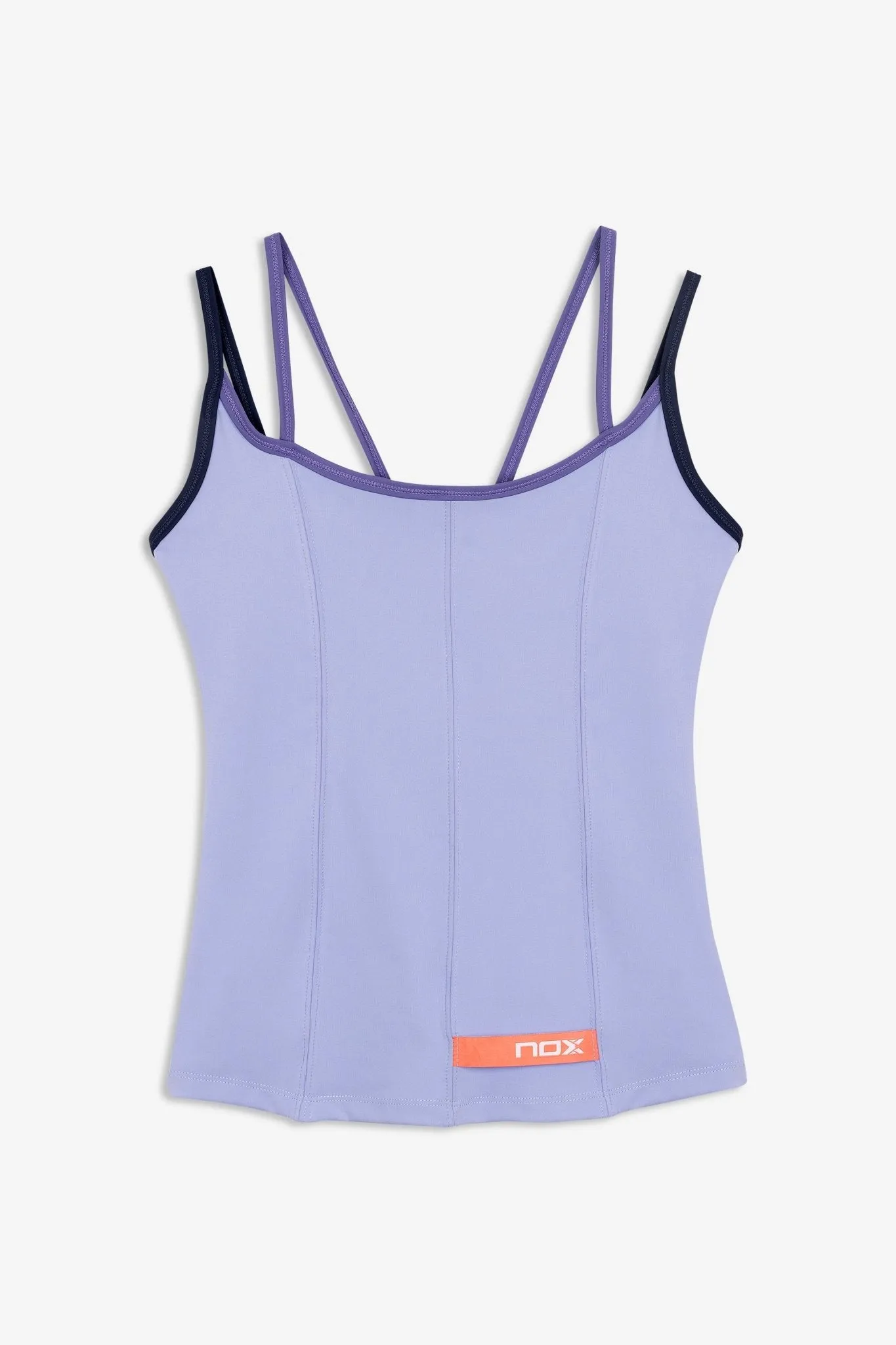 CAMISETA tirantes deportiva de pádel mujer PRO lavanda claro