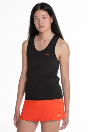 Camiseta tirantes mujer TEAM negro