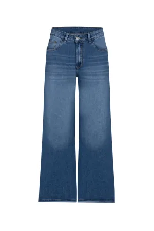 Cammy High Rise Wide Leg Denim Jeans