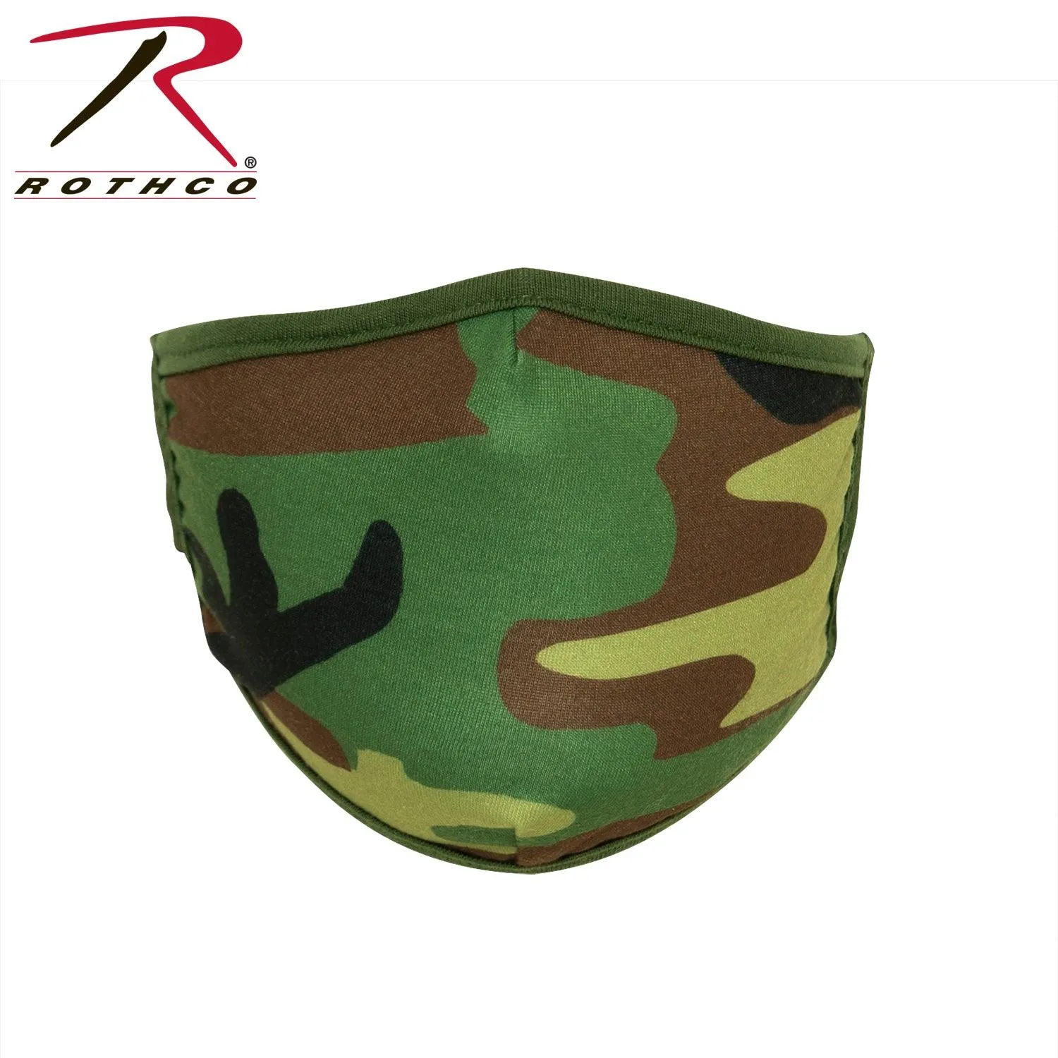 Camo 3-Layer Polyester Face Mask