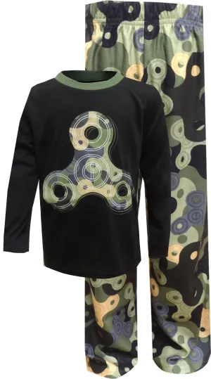 Camo Fidget Spinner Get Spinning Pajama