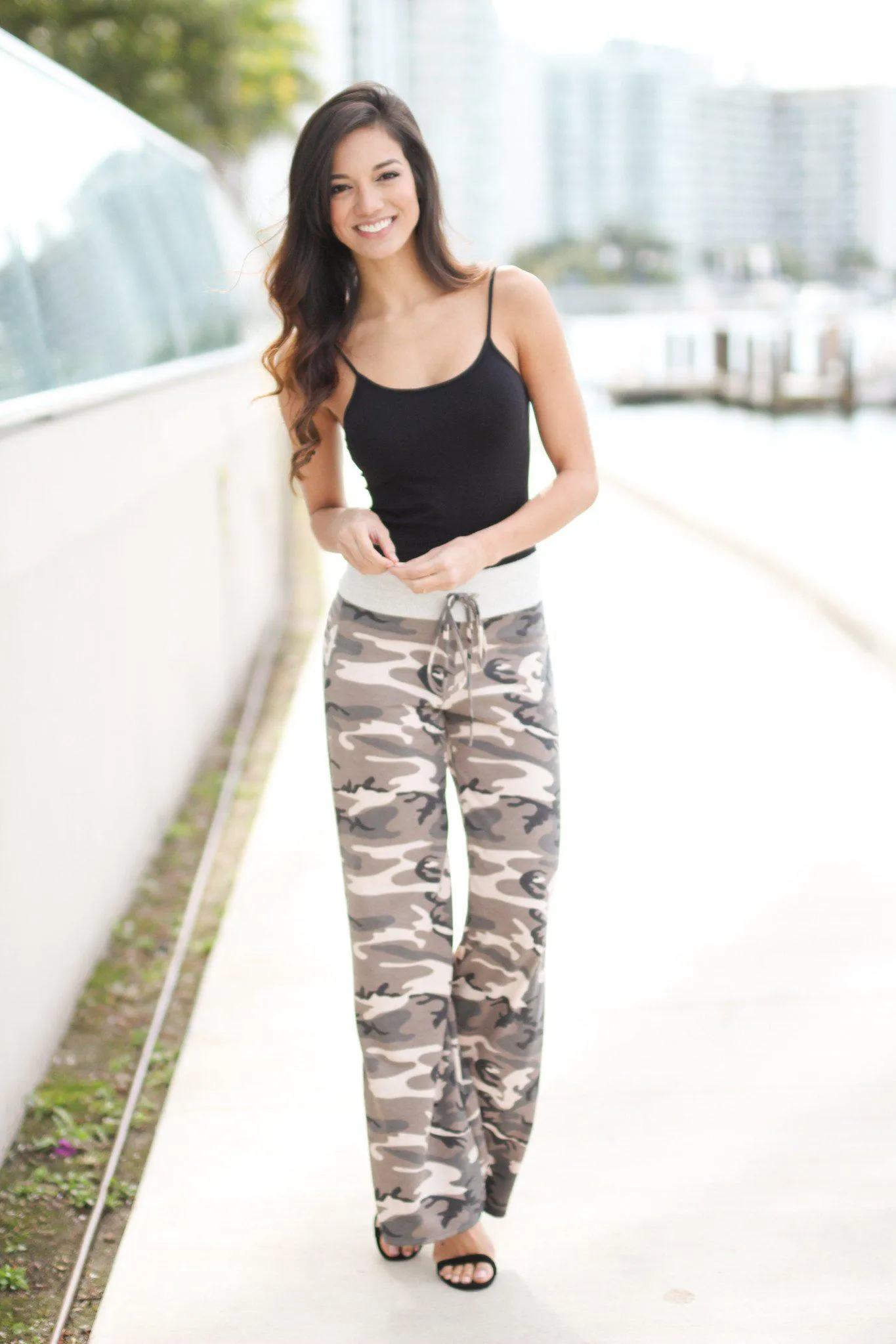 Camo Print Pants