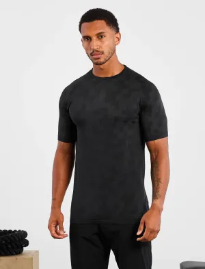 Camo Seamless T-Shirt - Black