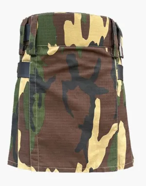 CAMO WOODLAND MINI KILT