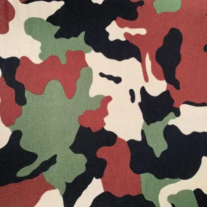 Camouflage  - Shiny Printed Spandex