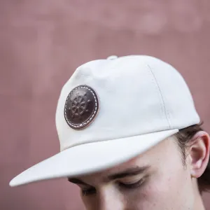 Camp Hat Tan // Leather Patch // Ships Wheel