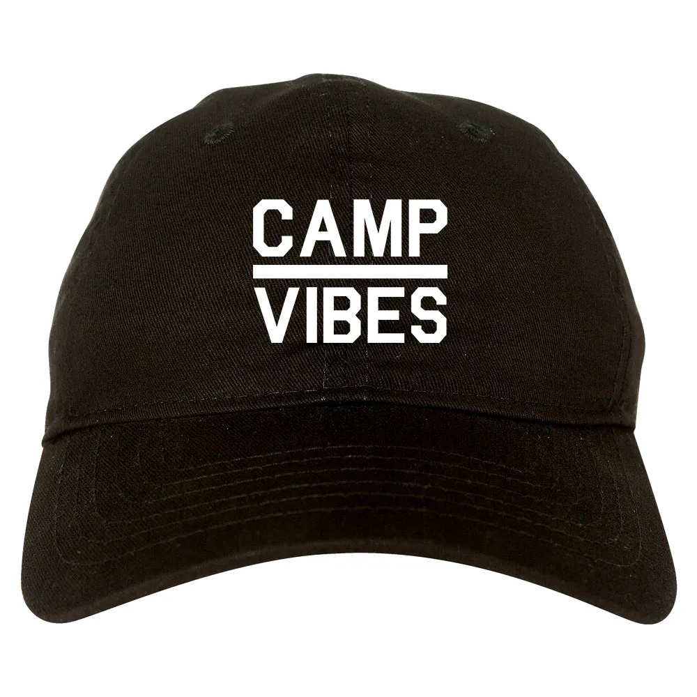 Camp Vibes Mens Dad Hat Baseball Cap